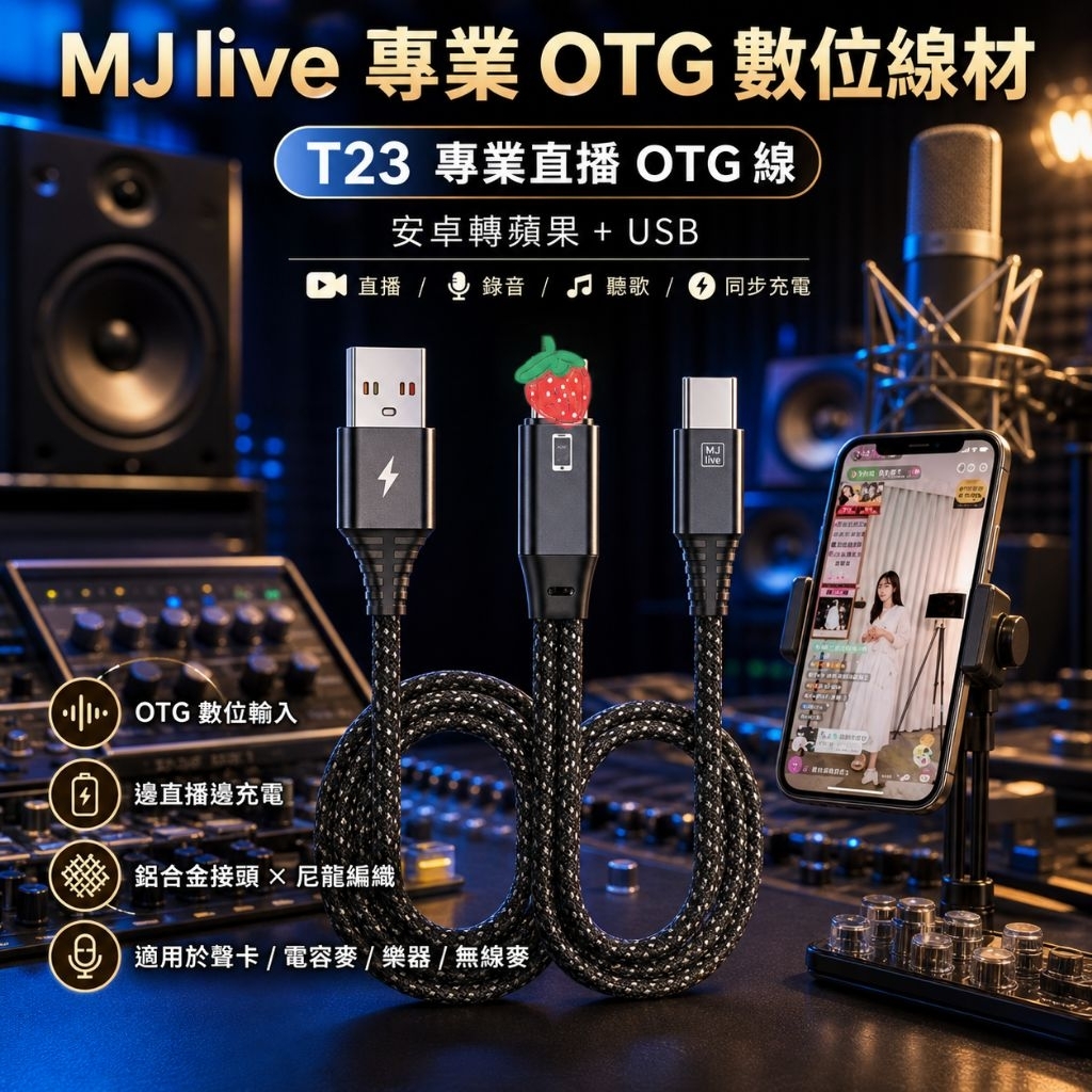 聲卡 OTG 數位直播線|Apple/Android:圖片 5
