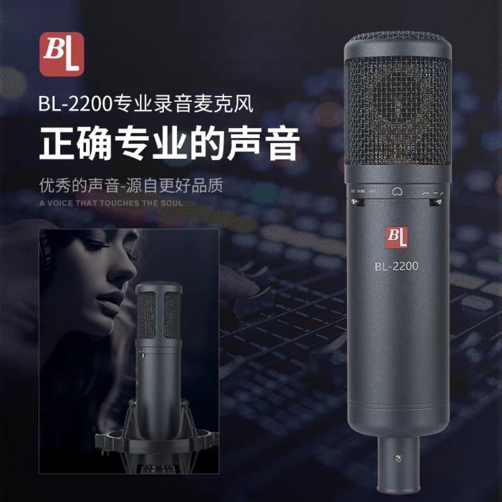 Blue Black BL-2200 48V 大振膜電容麥克風:圖片 3