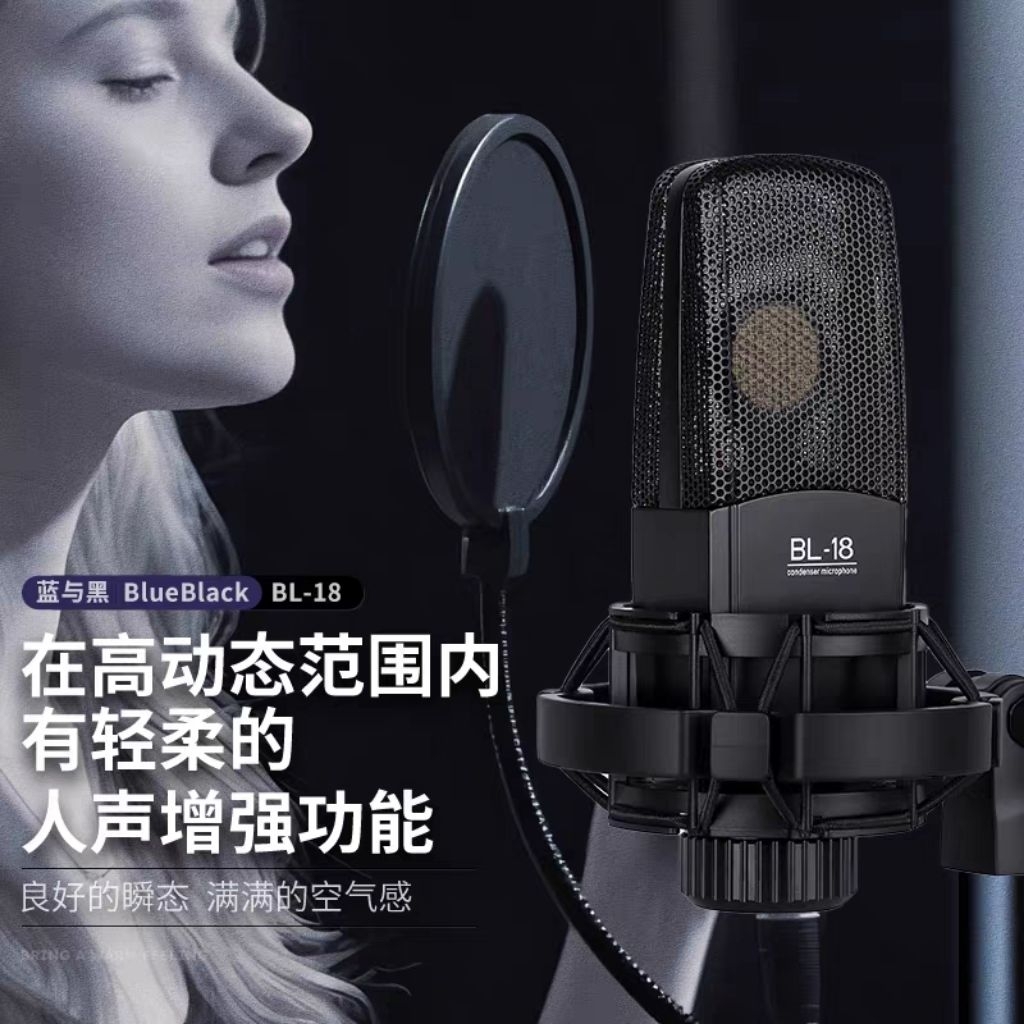 Blue Black BL-18 48V 心型電容麥克風:圖片 3